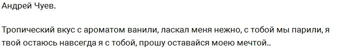 Андрей Чуев: Мы не тратим время на болтовню