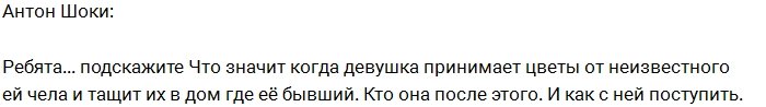 Виктории Комисаровой стоит опасаться Антона Шоки?