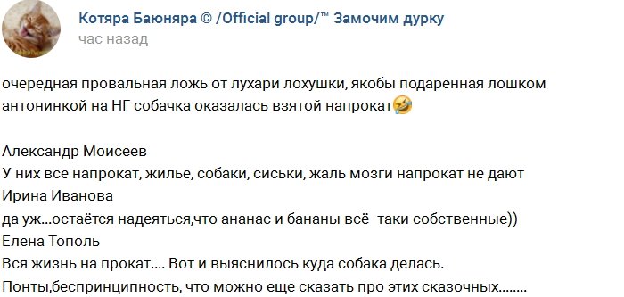 Фанаты разоблачили ложь Гусева и Романец