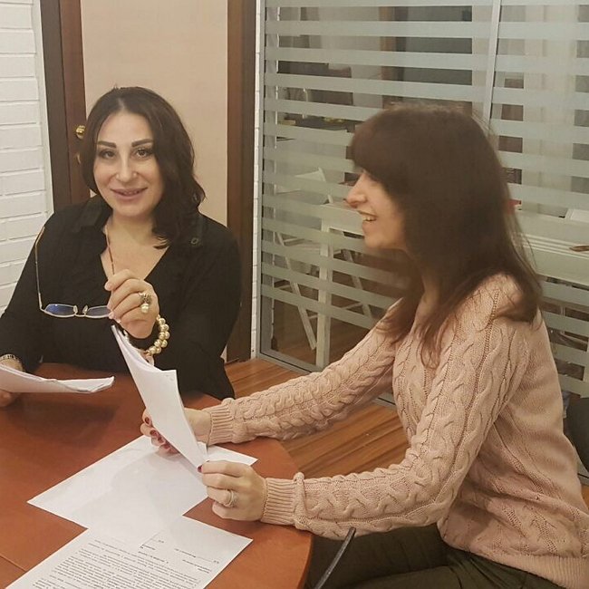 Марина Тристановна пробуется на роль в сериал