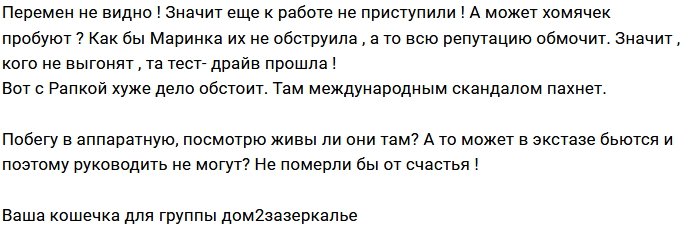 Мнение: Руководство поменяли, а хомяков?