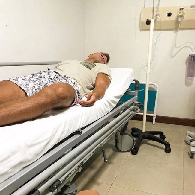 Алексей Купин попал в больницу