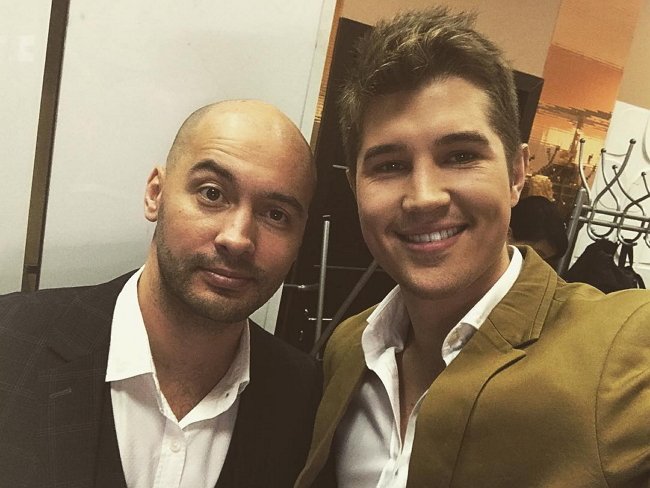 Фото с ток-шоу (22.12.2017)