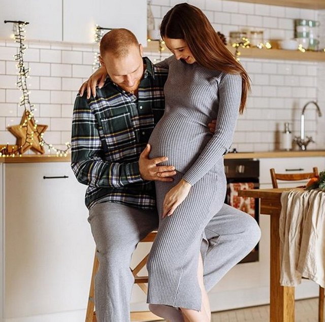 Надежда Хомич родила первенца