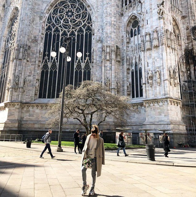 Фотоотчет с Миланских каникул Ксении Бородиной