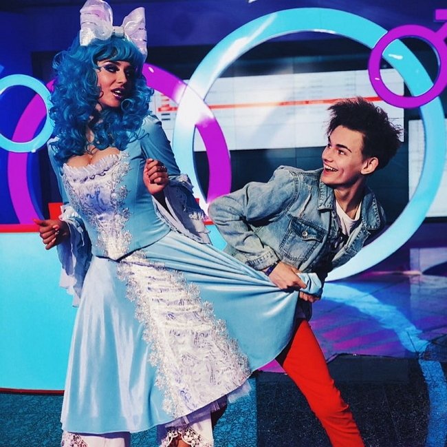 Фото с ток-шоу (25.04.2018)