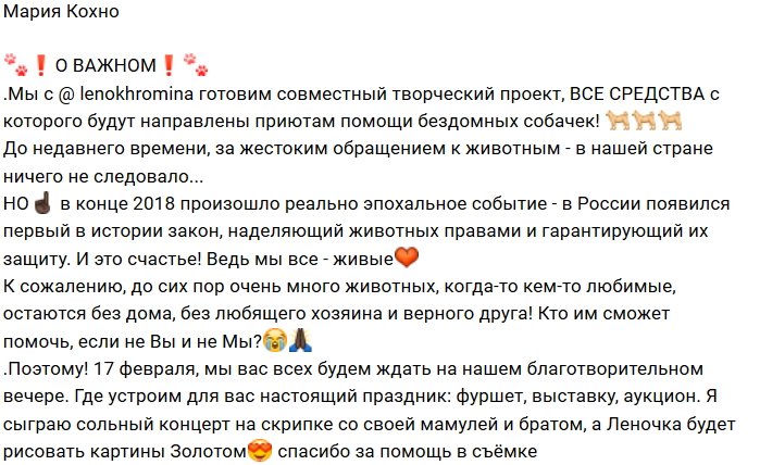 Экс-участницы Дома-2 собирают деньги для бездомных животных