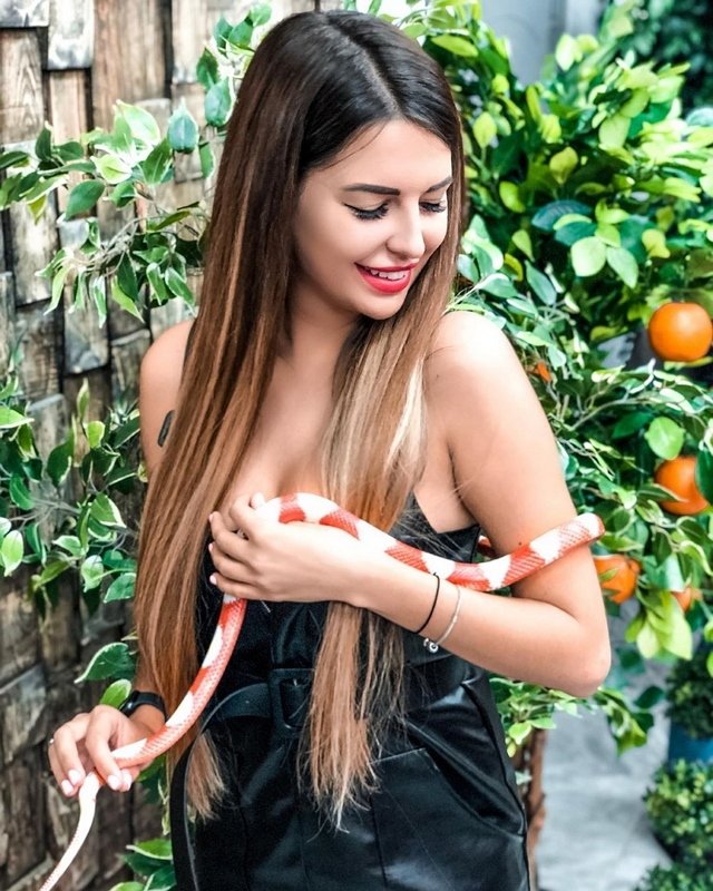 Майя Донцова — любительница пресмыкающихся