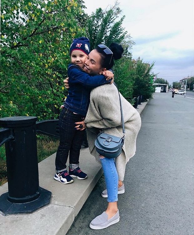 Саша Шева воспылала любовью к дочери