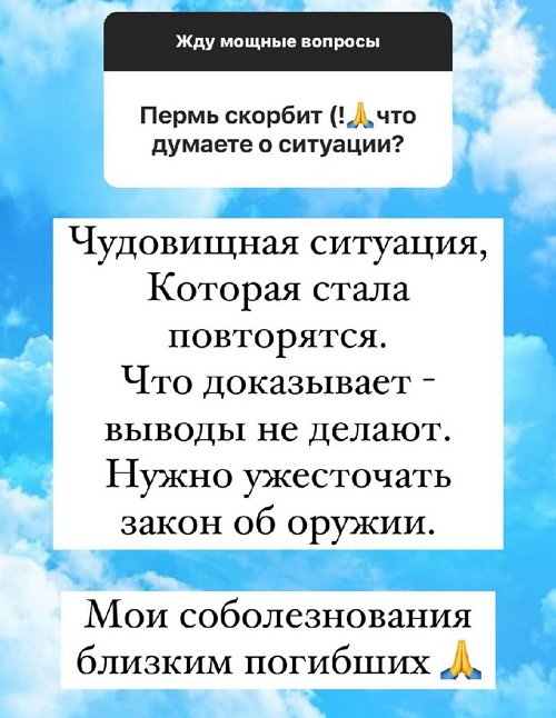 Андрей Черкасов: Нужно ужесточать закон об оружии