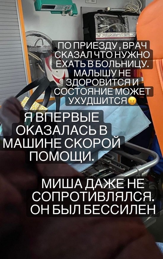 Александра Гозиас: Миша был обессилен
