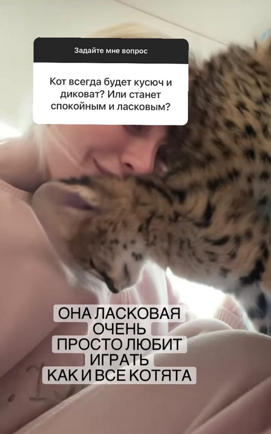 Диана Игнатюк: Она очень ласковая!