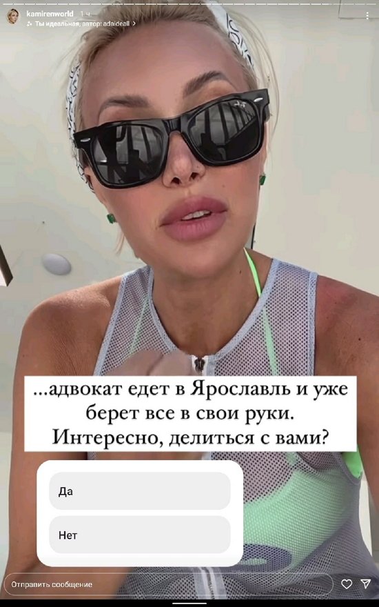 Элина Камирен: Дальнейшие действия адвоката...