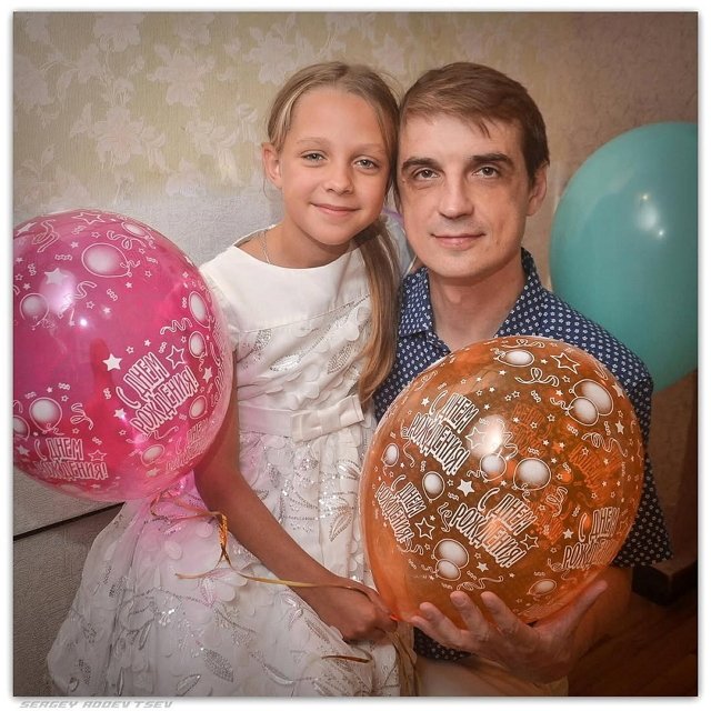 Сергей Адоевцев: Доченька моя, сегодня тебе 12 лет!