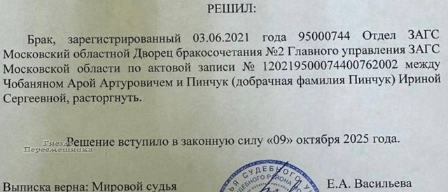Ирина Пинчук: До сих пор постанова?