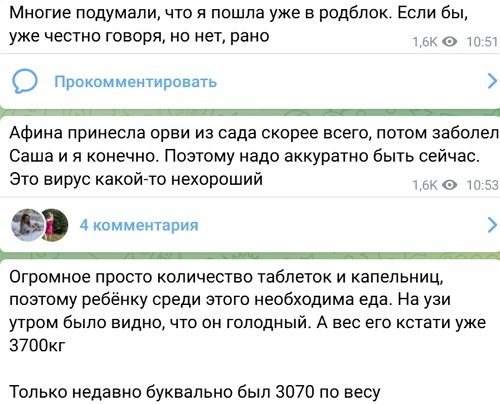 Татьяна Репина: Афина принесла из сада вирус Татьяна Репина: Афина принесла из сада вирус