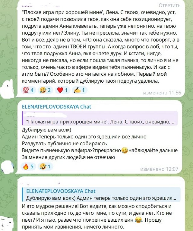 У Елены Тепловодской проблемы с фанатами Элины Рахимовой