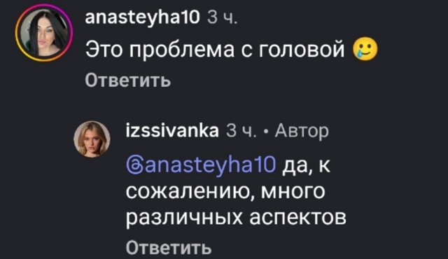 Ивана Михайличенко: Вы в себе? Больная?